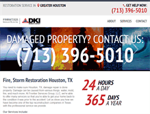 Tablet Screenshot of frontierservicegrp-houston.com